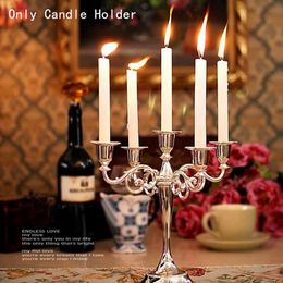 Candle Holders Vintage Dining Table Decor Candlestick Stand Desktop Candelabra Home Party Wedding Decoration Retro Candlestick Candle Holder 231201