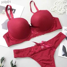 Bras Sets DAINAFANG 6 Colours Brassiere Sexy Lace Lingerie Comfortable Crop Top Fe Underwear Women Underwire Push Up Bra SetsL231202