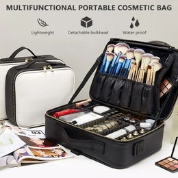 Cosmetic Bags Cases Artist Large Makeup Bag Female Capacity Cosmetic Storage Organiser Tool Case Travel Beauty Box Professional Bag Makeup 231202