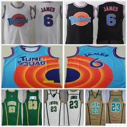 Ed NCAA Mens Vintage Basketball Jerseys College St. Vincent Mary High School Irish #23lebron Jersey Tune Squad Looney Monstars Space J