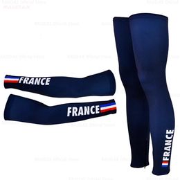 Arm Leg Warmers France Leg Warmers Black UV tection Cycling Arm Warmer Breathable Bicycle Running Racing Bike Sun tection Sleves 231201