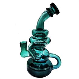 heady glass bongs Hookah/Surge Showerhead Recycler Dab Rig Bong Water Pipe