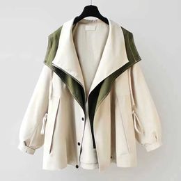 Women's waist length windbreaker high-end casual fashion jacket 1z