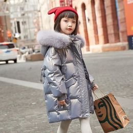 Down Coat 2023 Kids Girls Solid Clothes Children Girl Birthday Party Outerwear Baby Fancy Princess Fashion Parkas Coats 4 5 6 8 10 12Years 231202