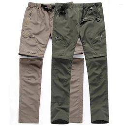 Men's Pants 2024 Hiking Men Summer Quick Dry Outdoor Waterproof Breathable Trousers Tactical Travel Camping Trekking Remove Shorts