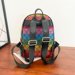 Christmas New Women's Backpack Palm Springs fashion Crossbody Bag Colourful Men Women Bags Letter printing Handbags217U