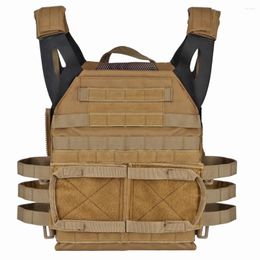 Hunting Jackets Tactical Vest Jumpable Plate Carrier JPC 2.0 Lightweight Body Armor Combat Molle Accessories Zip-on Panel Package Pouch