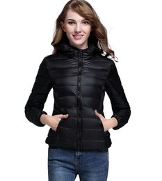 LL Slim Fit Yoga Thin Down Jacket Solid Color Hooded Puffer Coat Long Sleeves Sports Winter Outwear Pack It Short Jackets High quali ty 45