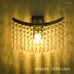 Wall Lamps Vintage Modern Crystal Black Outdoor Lighting Bed Head Lamp Lampen Candle For Reading