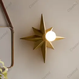 Wall Lamp Creative Star LED For Luxury Living Room Bedroom Bedside Els Background Home Decorative Sconce