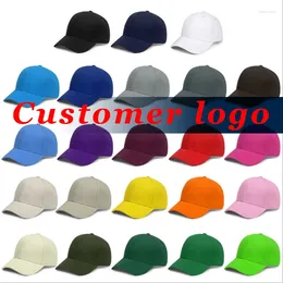 Ball Caps 40pcs/lot Embroidery Wholesale Unisex Adjustable Dad Hat Shade Hip Hop Men Women Baseball Cap With Custom Logo
