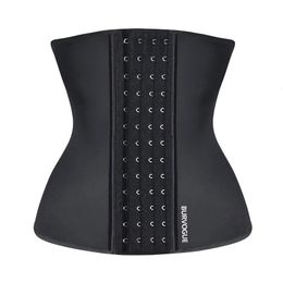 Arm Shaper BurVogue Latex Waist Trainer Corset for Women Slimming Body Shaper Fitness Waist Cinchers Tummy Shapewear Underbust Binders 231202