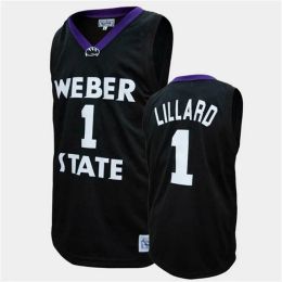 Weber State Wildcats Damian Lillard Basketball Trikots Ballard Beyah Cunningham Dinwiddie Jr. Dockery Gahse Jones Koehler Lake Louden Porter