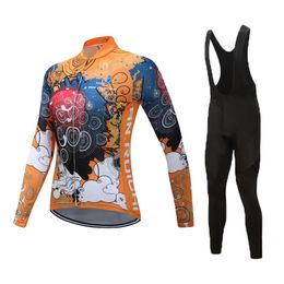 Cycling Jersey Sets Spring Autumn Bicycle Clothing Women Outdoor Riding Bike MTB Long Sleeve Maillot Ciclismo 231202
