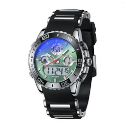 Wristwatches STRYVE 8023 Fashion Sport Men's Quartz Men Digital Watches Luxury LED Military Waterproof