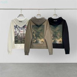 Men's Hoodies Sweatshirts essentialhoodie FEAR GOD double line trendy high street floral couple