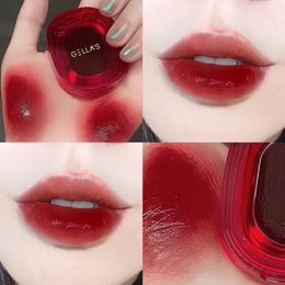 Lip Pencils Gella's 6 Colours Sexy Red Lipsticks Waterproof Moisturising Lip Glaze Tint Long Lasting Lip Stick Makeup Korean Cosmetics 231202