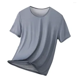 Men's T Shirts Mens Mesh See Through Underwear T-Shirt Muscle Top Short Sleeve Clubwear Party Workout Casual High Quality Tops Clothing