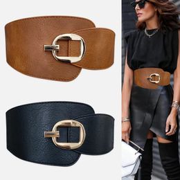 Belts Designer Belts For Women High Quality Plus Size Stretch Cummerbunds Waistband Big Wide Elastic Corset Belt For Coat Dress 231202