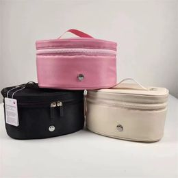 LULU Oval Top-Access Kit 3.5L luxury designer makeup bag box case cosmetic bag LU013