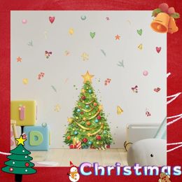 Window Stickers Christmas Tree Wall Stickers Christmas Wall Home Decoration year's Stickers on Windows Wall Stickers Self-adhesive Stickers 231201