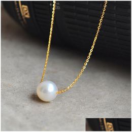 Pendant Necklaces Fashion Super Sweet Imitation Pearl Necklace Ball Droplets Pendants Necklaces Jewellery Accessories For Drop Delivery Dhpwb