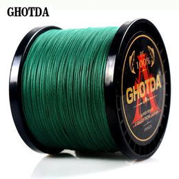 Braid Line GDA Braid Fishing line 300M 500M 1000M 8 Strands Multifilament Fishing Wire Carp Fishing 13-119lb 231201