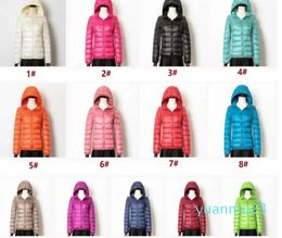 LL Women's Yoga Long Sleeves Thin hoodies Down Jacket Outfit Solid Colour Puffer Coat Sports Winter Outw
