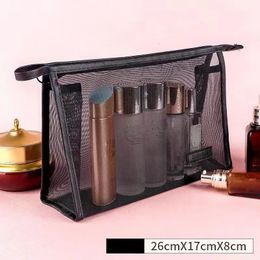 Cosmetic Bags Cases Makeup Brush Travel Case Cosmetic Toiletry Bag Organiser for Men Women Beauty Tools Mesh Dopp Kit Pouch Wash Storage Accessories 231202