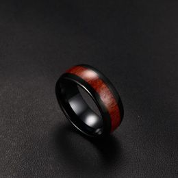 Vnox Mens Wedding Rings Top Quality Tungsten Carbide Rings Engagement Wood Design Whole J190716282k