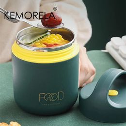 Lunch Boxes Children Warmer Bento Box Stainless Steel Soup Cup With Spoon Seal Heat Preservation Food Insulated Bag For Students 231202