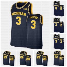 Michigan Woerines NCAA Jersey 0 Adrien Nunez 1 Hunter Dickinson Crawford Livers Jackson Wade Webber Williams II Smith Wagner Ozuna-harriso