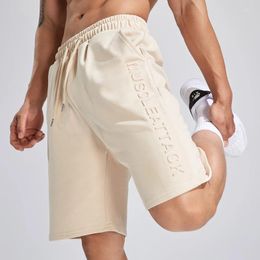 Men's Shorts Fashion Design Embossed Logo Summer Street Apparel Outdoor Casual Cotton Capris Jogger Running Basketball Pants