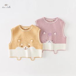 チョッキデイブベラチルドレンズセータータンクトップ服秋の女の子のかわいいファッションカジュアルトップトップアウトドアDB3237534 231202