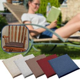 Pillow 1pc Candy Colors Garden Fabric Plain Square European Dining Chair Creative Sofa #t2g