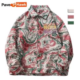 Men's Jackets Graffiti Varsity Jacket Men Women High Street Vintage Embroidery Baseball Jackets Harajuku Y2k Loose Bomber Coat Spring Autumn 231202