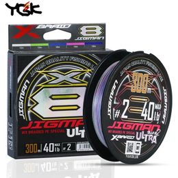 Braid Line Original YGK Upgrade X8 Braid Jigman ULTRA PE Fishing Line Made In Japan Multicolored High Strength Ocean Fishing Line 200M 300M 231201