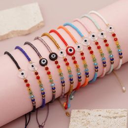 Strand Go2boho Colorful Fashion Jewelry Crystal Seed Beaded Friendship Bracelet For Women Happy Holiday Gift
