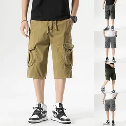 Men's Shorts Fashion High-quality Cotton Cargo Summer Casual Loose Short Pants Streetwear Basketball Sports 5 Styles