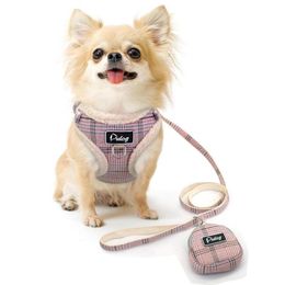 Soft Pet Dog Harnesses Vest No Pull Adjustable Chihuahua Puppy Cat Harness Leash Set for Small Medium Dogs Coat Arnes Perro6576433