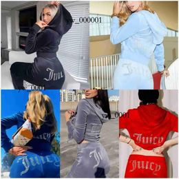 Undefined Women's Two Piece Pants New Juicy Tracksuit Women Velvet Juicy Coutoure Two Piece Set Juicy Coutoure Tracksuit Sweatsuits for 6247