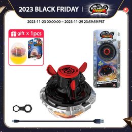 4D Beyblades Nado 3 Original Electronic Iron Bear or Boxing Controller Auto Spin Metal Ring Gyro Spinning Top Kids Anime Toy 231202