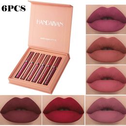 Lip Pencils Liquid Lipstick Set Ultra Matte Velvet Waterproof Long Lasting Lip Glosses Nude Makeup Cosmetic Kit 231202