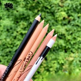 Eye ShadowLiner Combination Concealer Pencil White Black Eyeliner Eyebrow Pencil Eyeliner Gel Pencil Sleeper Pencil Silkworm Cover Spot Repair Five Pack 231201