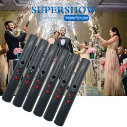 Electronic Fireworks Reusable handheld cold fountain fireworks safety cold Pyro stage shooting system for weddings birthday parties 231202