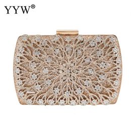 Lady Diamond Wedding Evening Women Clutch Round Bag Fashion Purses And Handbags Crossbody Party Shoulder Bags Gold Silver Black 20345C