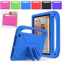 For Amazon Fire Max 11 13th Gen 2023 Case EVA Hand Holder Kids Stand Tablet Cover For Amazon HD 10 8 Plus 2021 2020 Fire 7 2022