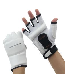 half finger Boxing Gloves Mitts Sanda Karate Sandbag Taekwondo Protector Age 3122141335