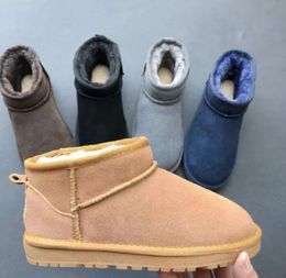 UG Cotton-padded shoes New Boots Kids Australia Snow Boot Designer Children Shoes Winter Classic Ultra Mini Botton Baby Boys Girls Ankle Booties Kid Fur Suede