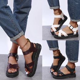 Sandals Chunky Platform Women Summer 2023 Fashion Gladiator Shoes Woman Gothic Thick Bottom Fisherman Sandalias Mujer